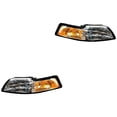 thumbnail image 1 of Par de Faros TYC Mustang 1999 A 2004 Fondo cromado, 1 of 4