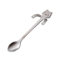 thumbnail image 2 of Queroig Cat Spoon Coffee Teaspoon Stainless Steel Hanging Cup Tea Spoon for Drink Mixing Cute Cat Shape Milkshake Jam Spoon Coffee Lover Gift, 2 of 7
