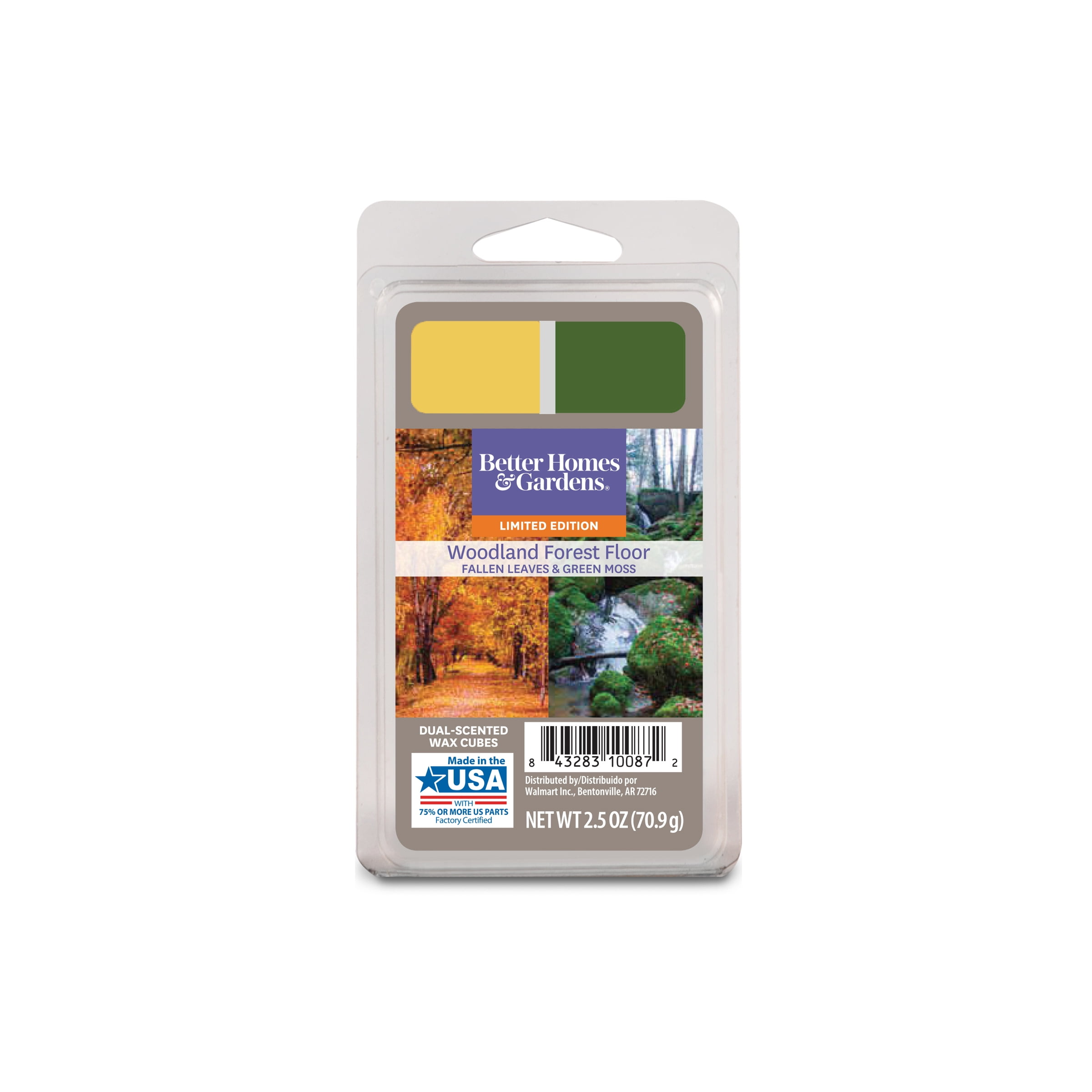 Better Homes & Gardens 2.5 oz Woodland Forest Floor Duo Scented Wax