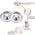 thumbnail image 3 of Cuencos para cachorros de acero inoxidable, cuencos para gatos para agua y comida, cuenco alimentador para cachorros, 3 of 5