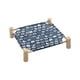 thumbnail image 2 of Cama plegable para mascotas ZJT250130061 | Cama elevada de madera maciza para perros y gatos con tapete de lino extraíble y lavable | Transpirable, refrescante en verano y para usar en cualqui, 2 of 5