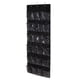 thumbnail image 1 of Organizador de zapatos para colgar sobre la puerta, soporte para zapatos colgante con 24 bolsillos de tela para Negro-para Zapatos-B, 1 of 4