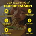 Spicy Red Miso Ramen Cup Noodles 18g PlantBased Protein, 8g Net