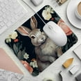 thumbnail image 2 of Rabbit Square Printed Desk Mat Gaming Mouse Pad Non-Slip Rubber Bottom 8.3x9.8 Inch - Suitable for Office and Gaming, 2 of 6