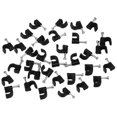 thumbnail image 1 of 400pcs Cable Clips Wire Clips Wire Staples Cable Staples Outdoor Cable Clips Cord Clips, 1 of 1