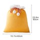 thumbnail image 3 of Bolsa de regalo navideña de terciopelo dorado con diseño navideño rojo | Tamaño grande de 40 x 60 cm para regalos navideños | Decoración festiva para el hogar y fiestas | Incluye 1 bolsa, 3 of 6