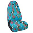 thumbnail image 2 of XYZCANDO 1 Pack Car Seat Towel Cover Waterproof Universal, Compatible with Truck Seat Seat Covers & Liner Front Seat Terry Cloth Car Seat Covers(Cow and Floral Pattern), 2 of 7