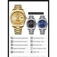 thumbnail image 4 of Mens Watches Stainless Steel Waterproof Analog Quartz Watch for Men with Date  Fashion Wristwatch, 4 of 6