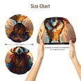 thumbnail image 5 of Rateoe Prairie Meditating Raccoon Pattern Silk Satin Hair Bonnet for Sleeping, Adjustable Sleep Cap Turban for Women , Curly Straight Hair Long Large Braid, 5 of 6