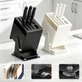 thumbnail image 1 of TTJ Knife Block Knife Organizer Stainless Steel Kitchen Knife Hold Countertop Storage Rack Multifunctional Knife and Chopstick Organizer Kitchen Knife Hold, 1 of 7