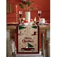 thumbnail image 2 of Holiday Candy Cane Print Flannel Christmas Tablecloth - Happy Holidays Xmas - Christmasliu9601, 2 of 7