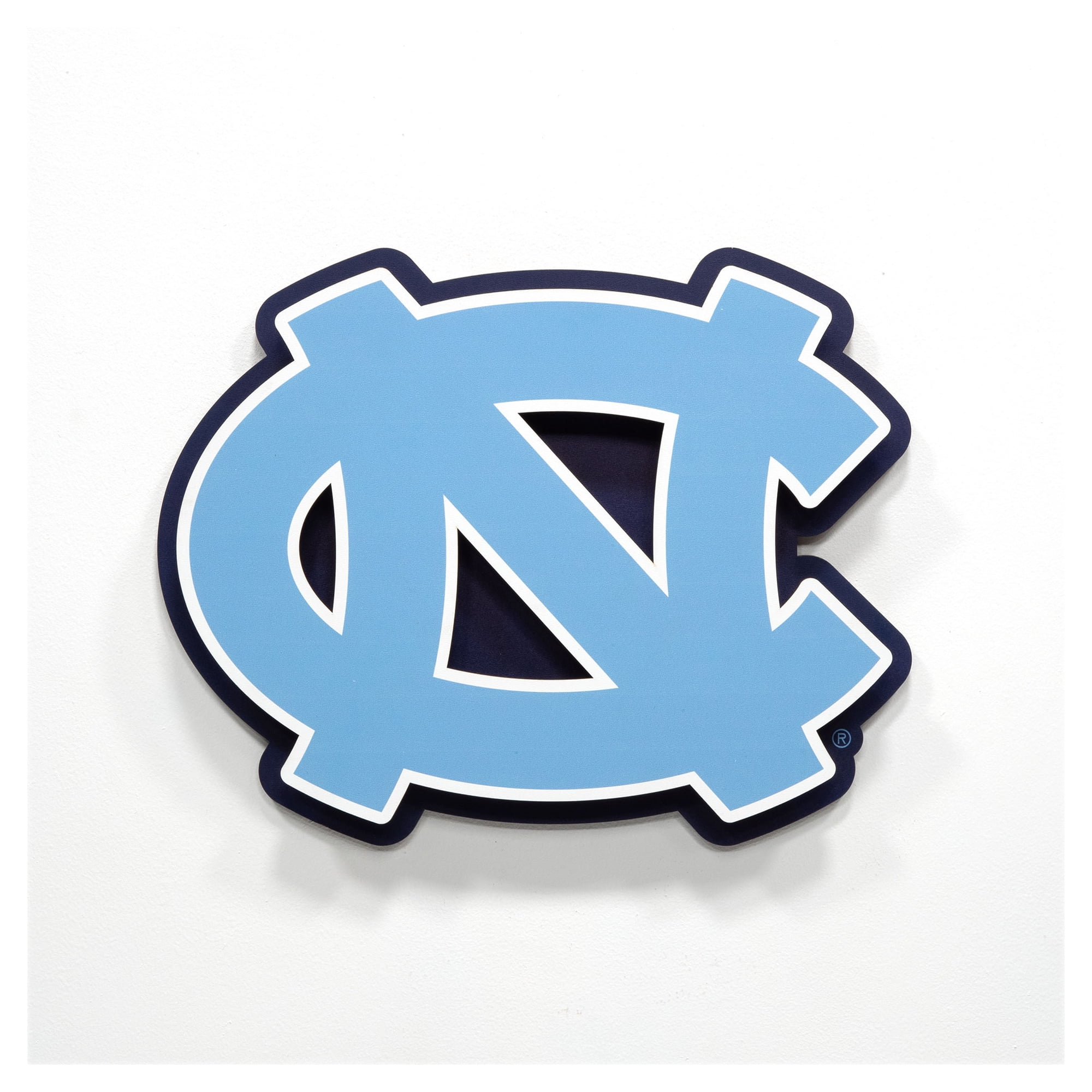 IDNA North Carolina Tar Heels 14" 3DX Logo Die Cut Wall Art