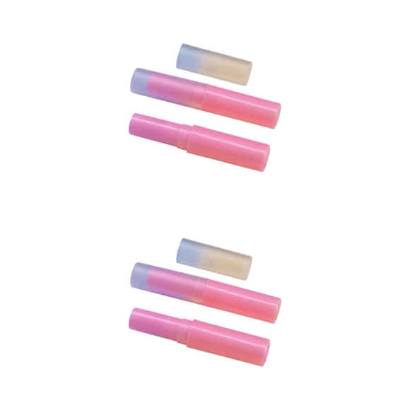 Seitruly 50x tubos de bálsamo labial amplia aplicación para hidratar labios tubo de lápices labiales vacíos tubos de bálsamo labial vacíos Type6 NO6
