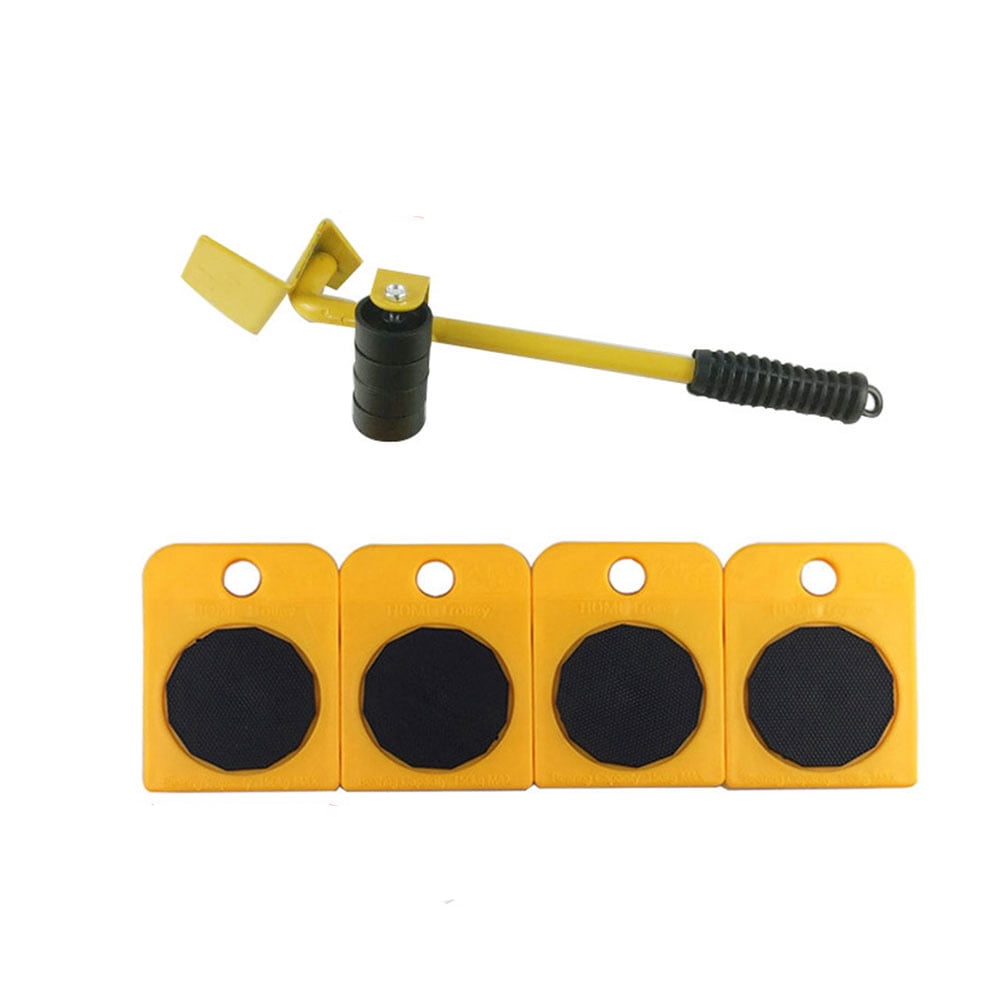 tooloflife 5 Peices Portable Heavy Lifting Device Furniture Transport Tools Moving Device Hand Tool Set