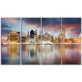 thumbnail image 2 of Skyline de New York au Lever du Soleil avec Réflexion. - Impression sur Toile de Paysage Urbain, 2 of 3