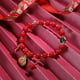 thumbnail image 5 of Pulseras de cuentas rojas afortunadas de moda de 2 piezas Pulseras de regalo de año nuevo 2021 (2 # + 4 #), 5 of 6