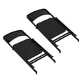thumbnail image 3 of BESTYASH 2Pcs Mini Folding Chair PVC Compact Design for Miniature Landscaping, 3 of 7