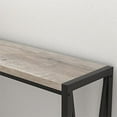 thumbnail image 4 of ChaoLink Grey Console Table, 42.9in Grey Entryway Table with Storage, Wood and Metal 2-Tier Narrow Long Sofa Table with Shelf, Behind Couch Table, Console Tablegrey, 4 of 8