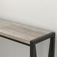 thumbnail image 4 of ChaoLink Mesa consola gris, mesa de recibidor gris de 42.9" con almacenamiento, mesa larga estrecha de madera y metal de 2 niveles para sofá, mesa detrás del sofá, 4 of 8