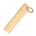 thumbnail image 1 of Mini Brass Ruler Office School Supplies 6cm Length 3mm Thickness, 1 of 7