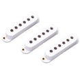 thumbnail image 1 of 3pcs Single Pickup Covers For  Electric Guitar, 48/50/52mm Pole Spacing White, 1 of 8