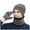 Grey, variant on Clearance! Baberdicy Men's Winter Knitted Fleece Windproof Hat Scarf Gloves Three-Piece Winter Knitted Hat Men's Warm Hat Grey