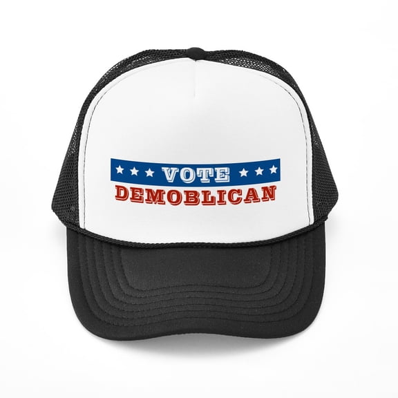 CafePress - Vote Demoblican - Adjustable Unisex Printed Trucker Hat with Mesh Back