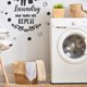 thumbnail image 5 of Etiqueta de espejo de lavandería etiqueta de pared autoadhesiva tridimensional, 5 of 5