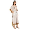 thumbnail image 6 of Miss Lavish London Kaftan Dresses for Women Beach Cover up  Caftans Moo Moos Women Swimwear Cover up  Medium, 6 of 8