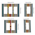 thumbnail image 2 of Yayeee Rocker Switch Wall Plate 1-Gang 4.6"x2.9" Home Decorative Outlet Cover, Geometric Stripes, 2 of 6