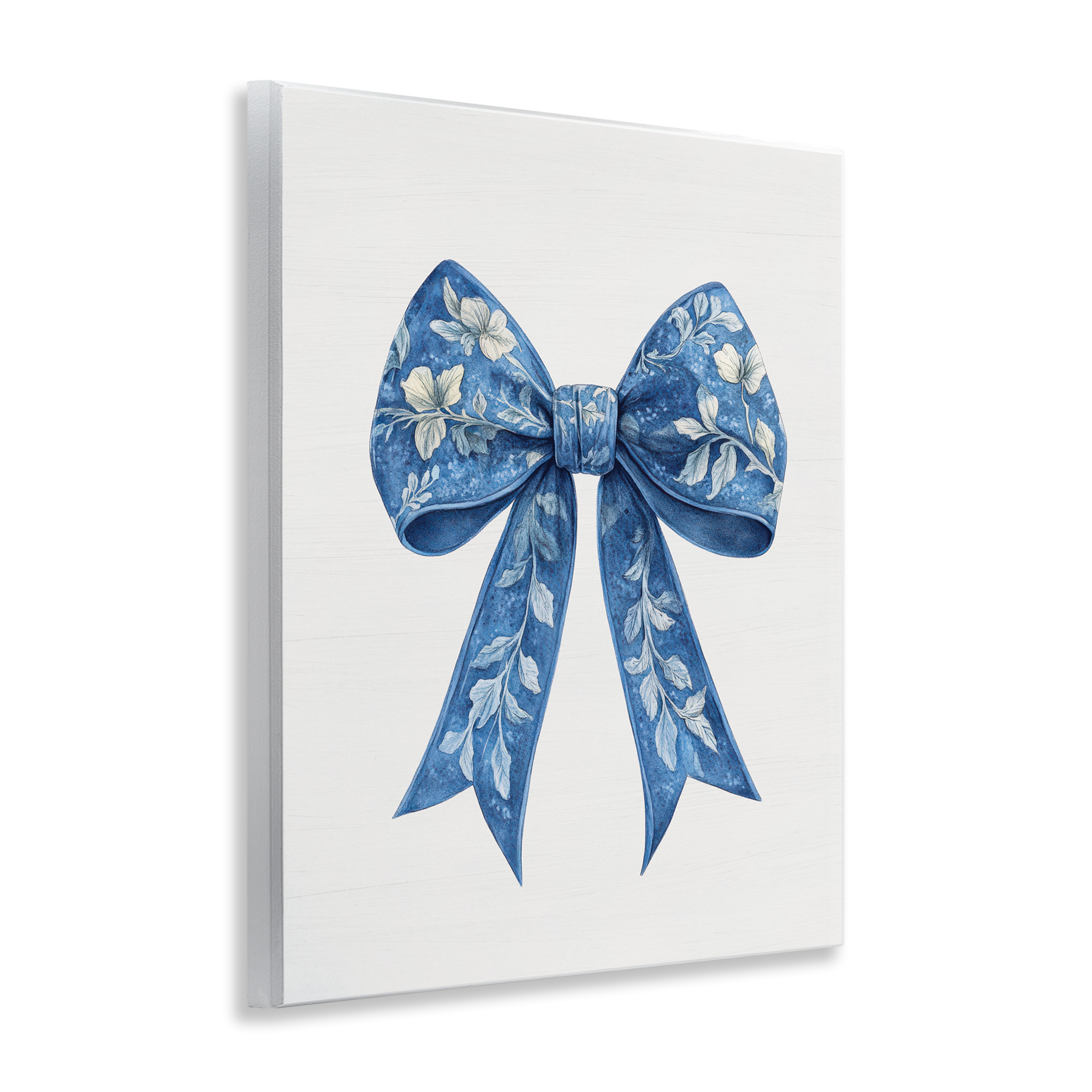 Intricate Florals Ribbon Wall Plaque Art, design by Lettered and Lined