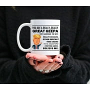 Geepa Gifts Geepa Trump Mug Trump Geepa Mug Geepa Birthday Gift Funny Geepa Gag Gift Coffee Mug Coffee Ceramic Mug, 11 Ounces
