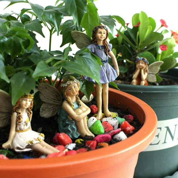  5Pcs Miniature Figurines, Fairy Garden Accessories, Fairy  Garden Supplies, Fairy Garden Animals for Fairy Garden, Plant Pots, Bonsai  Craft Decor,Spring Decor for Home 