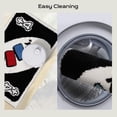 thumbnail image 5 of UNO Card Black Bathroom Rugs Non Slip, Fluffy Extra Soft and Absorbent Microfiber Cute Cool Funky Bath Mats, Aesthetic Unique Fun Carpet for Bathroom Shower Bedroom Floor Decor, 32 x 20 Inch, 5 of 5