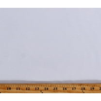 Premium Stretch Ribbing White 48" Wide Polyester/Cotton/Spandex Fabric by the Yard (118293)