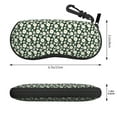thumbnail image 2 of Cauagu White Daisies and Bee Pattern Unisex Glasses Case,Zipper Protective Fabric Sunglass Case with Clip Soft Case Horizontal Protective Pouch for Sunglasses Eyewear, 2 of 6