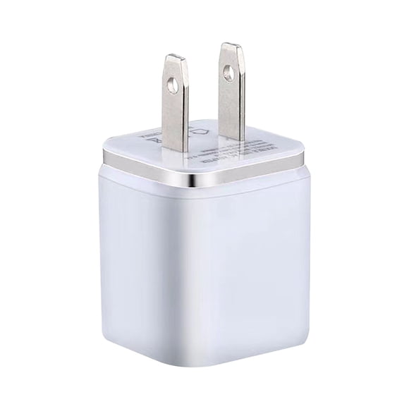 Back To School Electronics Usb Wall Charger, Cube Charger 2 Port Charging Box 2.1a/5v Home Travel Charger Plug Usb Power Adapter Charging Station Base Home Essentials