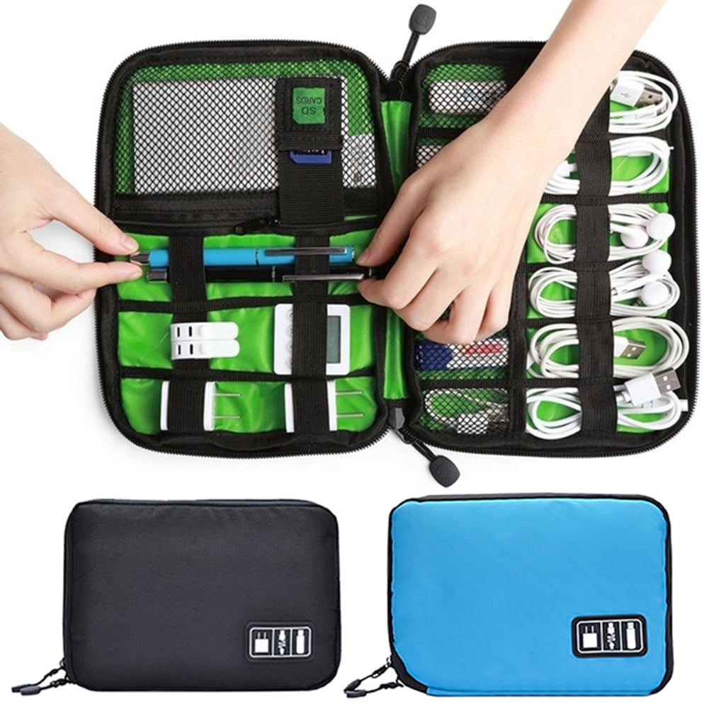 Waterproof Electronics Accessories Pouch For Apple Details about   Travel Cable Organizer Bag 