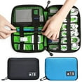 thumbnail image 1 of HEVIRGO Waterproof Earphone Digital USB Cable Flash Drives Storage Pouch Bag Organizer,Black, 1 of 9