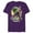Purple, variant on Marvel Spider-Man: Across the Spider-Verse Spider-Punk Pose - Short Sleeve Blended T-Shirt for Adults - Customized-Yellow