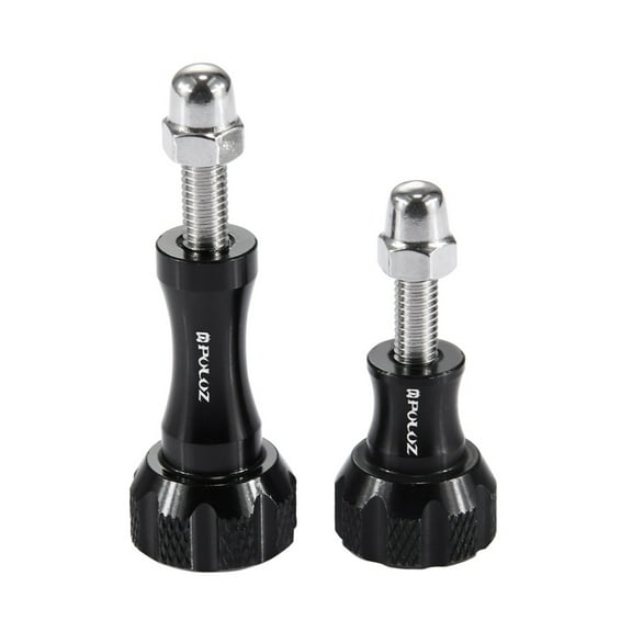 PULUZ CNC Aluminum Thumb Knob Stainless Bolt Nut Screw Set for GoPro Hero12 Black / Hero11 /10 /9