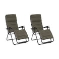 thumbnail image 1 of Lafuma Futura Air Comfort Fauteuil Inclinable d'Extérieur à Gravité Zéro, Taupe (Lot de 2), 1 of 3