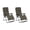Taupe, variant on Lafuma Futura Air Comfort Zero Gravity Outdoor Recliner Chair, Acier (2 Pack)