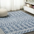 thumbnail image 4 of JONATHAN Y SANTA MONICA 5 x 8 Area Rug, Kafel Tribal Bohemian - Blue/Ivory, SMB130D-5, 4 of 9