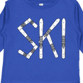 thumbnail image 4 of Inktastic Ski Rough Text Dark Boys Long Sleeve Toddler T-Shirt, 4 of 5