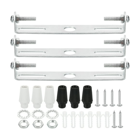 Uxcell Ceiling Light Plate Kit, Light Fixture Mounting Bracket Plate Crossbar 105mm 3