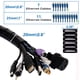 thumbnail image 2 of Funda de gestión de cables RELIANCER de 10 pies con clip con cremallera y clip guía, 2 of 8