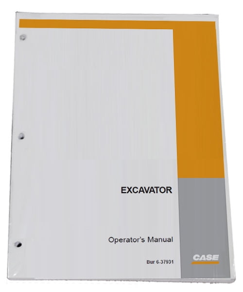 Case CX27B Tier 4 Excavator Operators Owners Operation & Maintenance Manual Part Number # 87722069NA