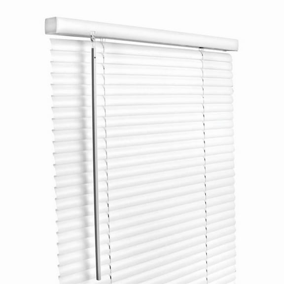 Vinyl 1 in. Mini-Blinds, 23 x 42 in. White Cordless