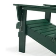 thumbnail image 6 of Braxton Folding Plastic Adirondack Chair, Dark Green, 6 of 16